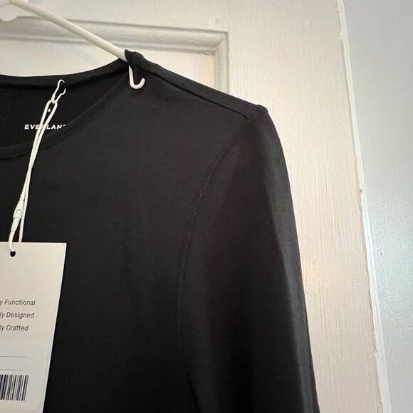 NWT Everlane's The Form Mini Dress in Black (Small) - Picture 6 of 7